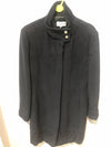 Feraud black angora wool and cashmere coat. Size 10 - Ava & Iva