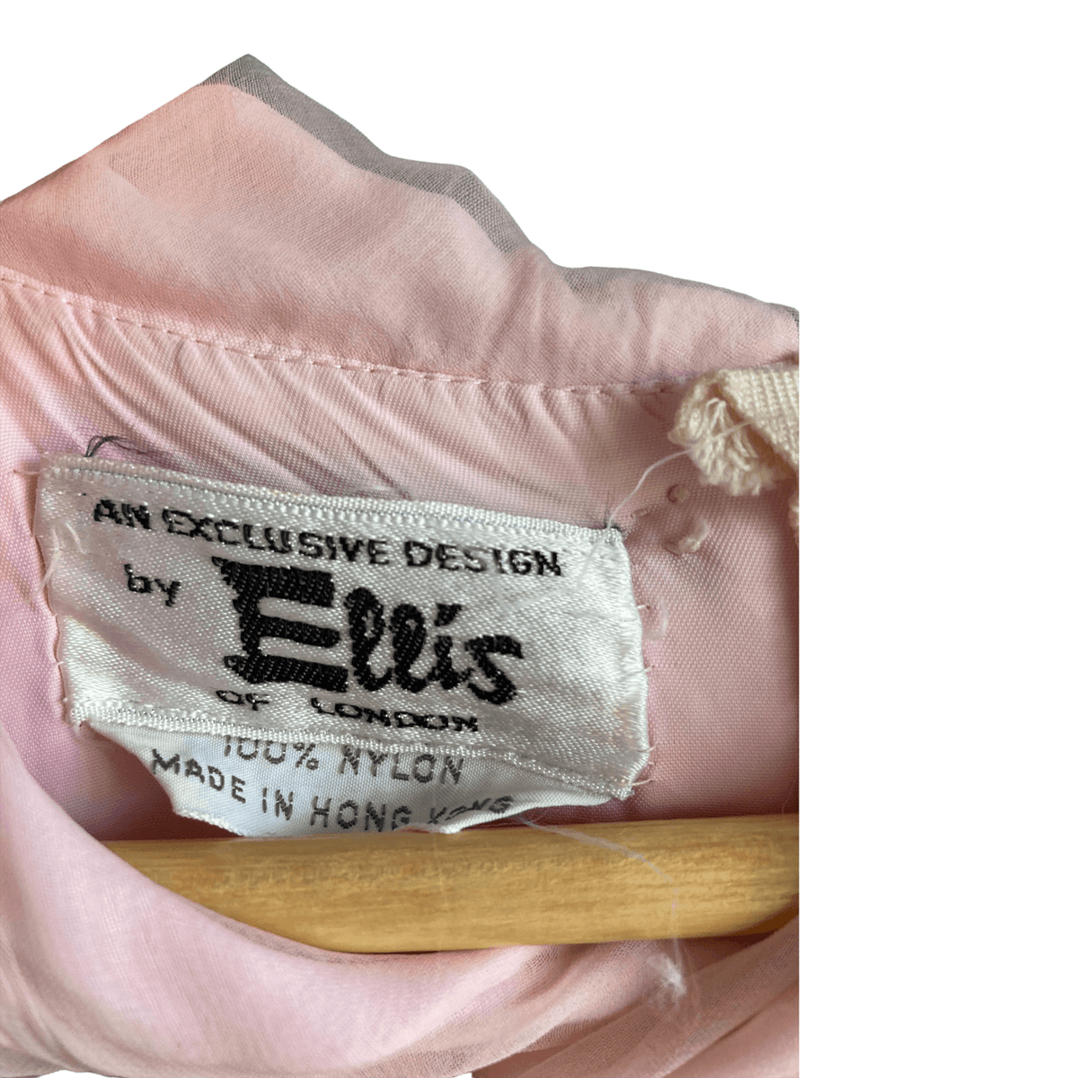 Vintage Ellis Pink Beaded Sleeveless Occasion Dress UK Size 8 - Ava & Iva