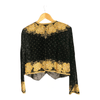 Vintage Black With Gold Embellishment Jacket UK Size 14 - Ava & Iva