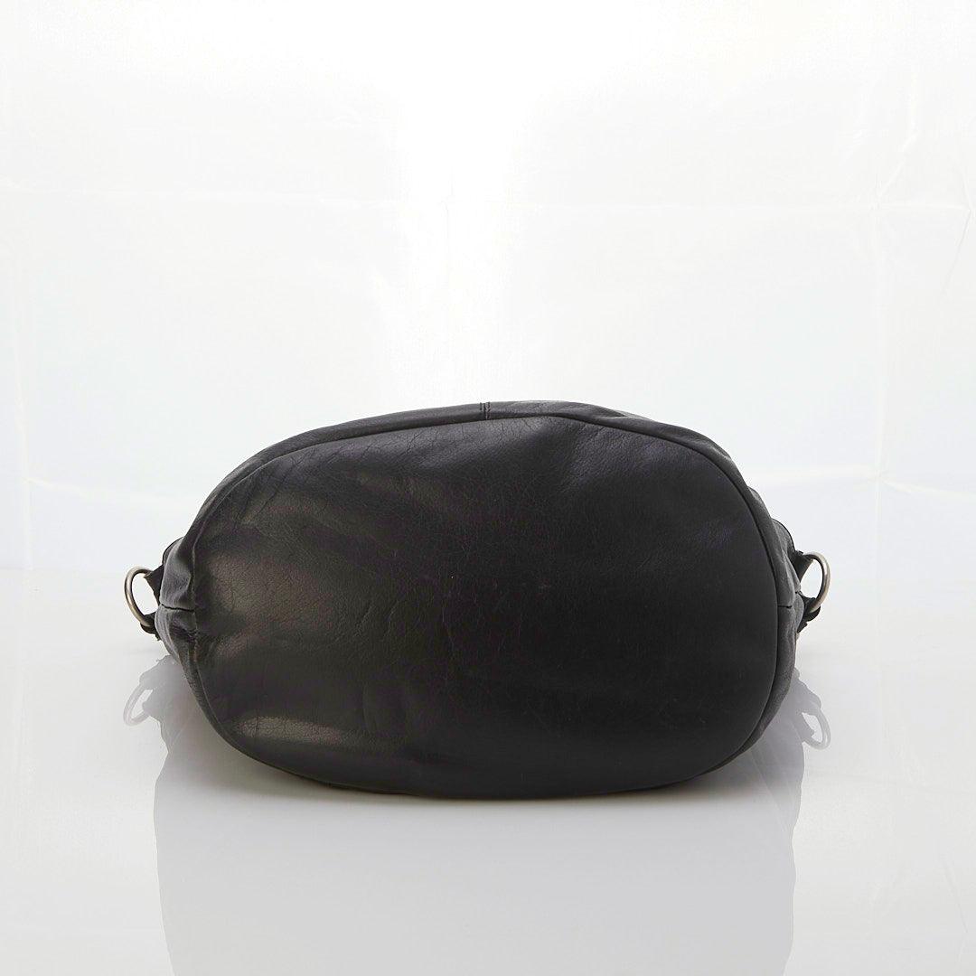 Ralph Lauren Leather Black Handbag - Ava & Iva