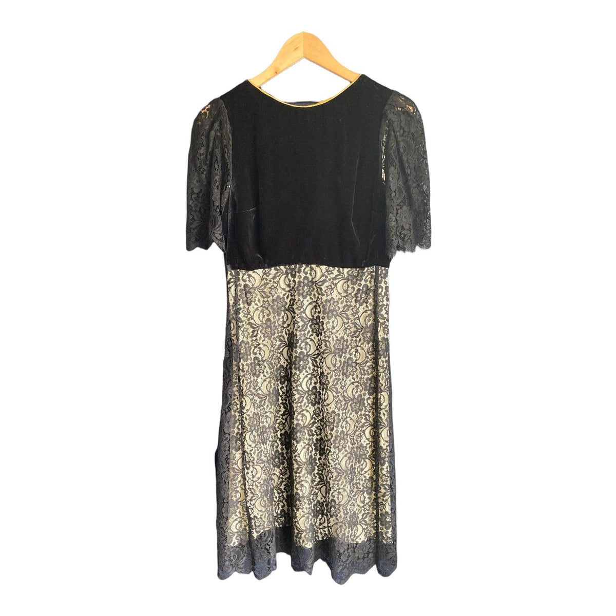 Libelula Black Short Sleeved Dress UK Size 12 - Ava & Iva