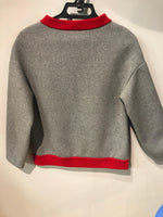 Korsun Grey Eagle Design Sweatshirt UK Size 12 (Eur40) - Ava & Iva