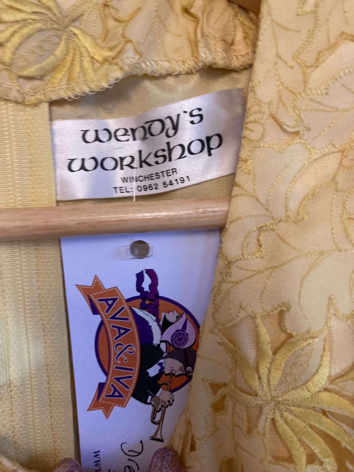 Wendy's Workshop Yellow Sleeveless Dress UK Size 12 - Ava & Iva