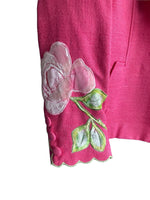 Parveen Couturie're Pink Short Sleeved Dress Suit And Long Sleeved Jacket UK Size 14 - Ava & Iva