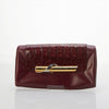 Le Cofuctte Leather Burgundy Clutch Bag - Ava & Iva