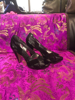 Amanda Wakeley Black Leather Heels (40) 7 - Ava & Iva