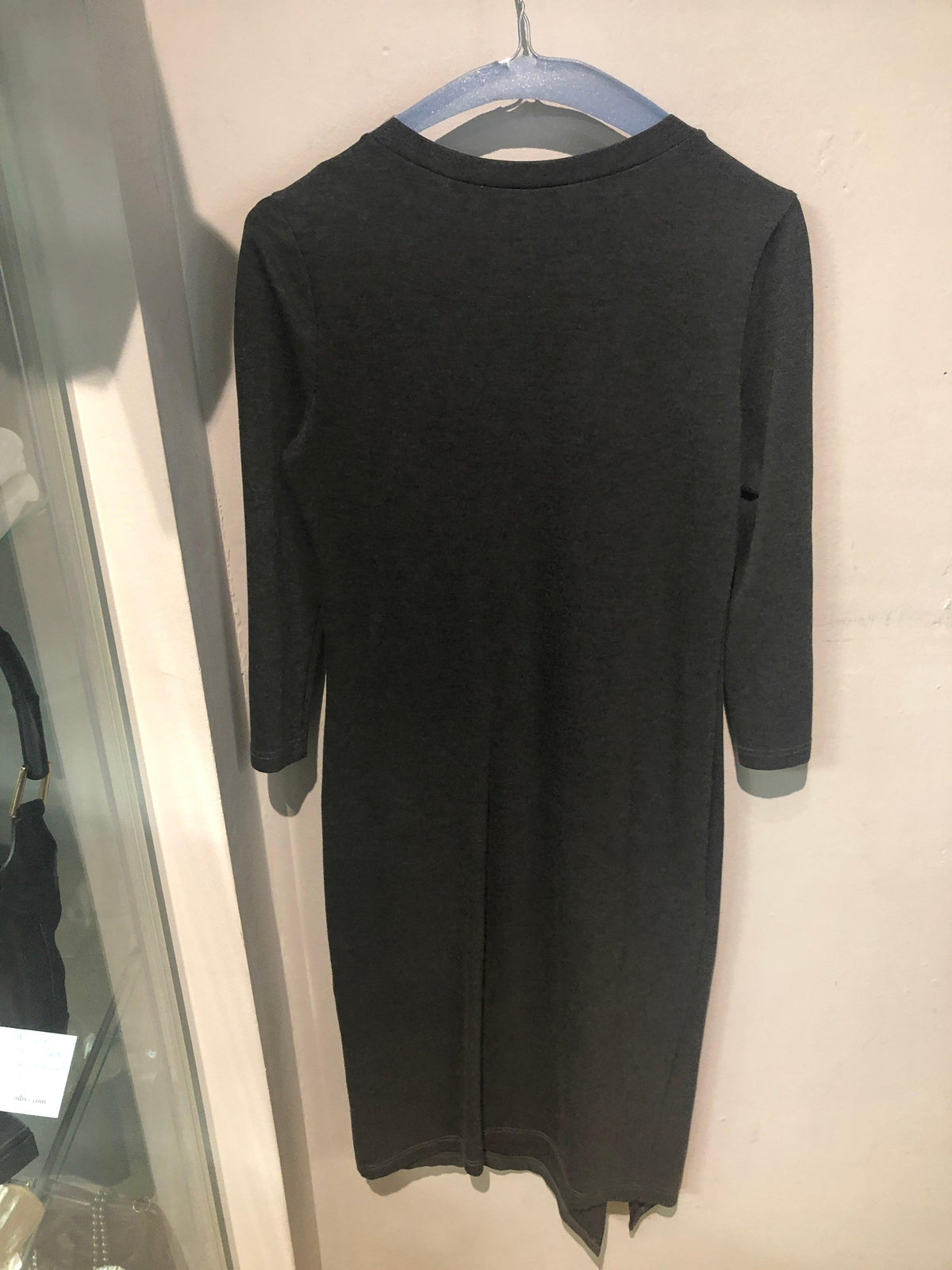 Max Mara Grey Dress with gold Colour Studs UK Size 10 - Ava & Iva