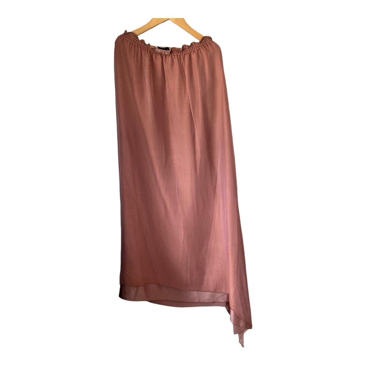 Zoran Silk Coral Skirt UK Size 10 - Ava & Iva