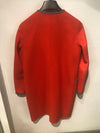 L K Bennett red and grey soft wool coat. Size S/M - Ava & Iva