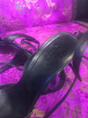 Gucci black leather pointed sling backs. 9B (40) - Ava & Iva
