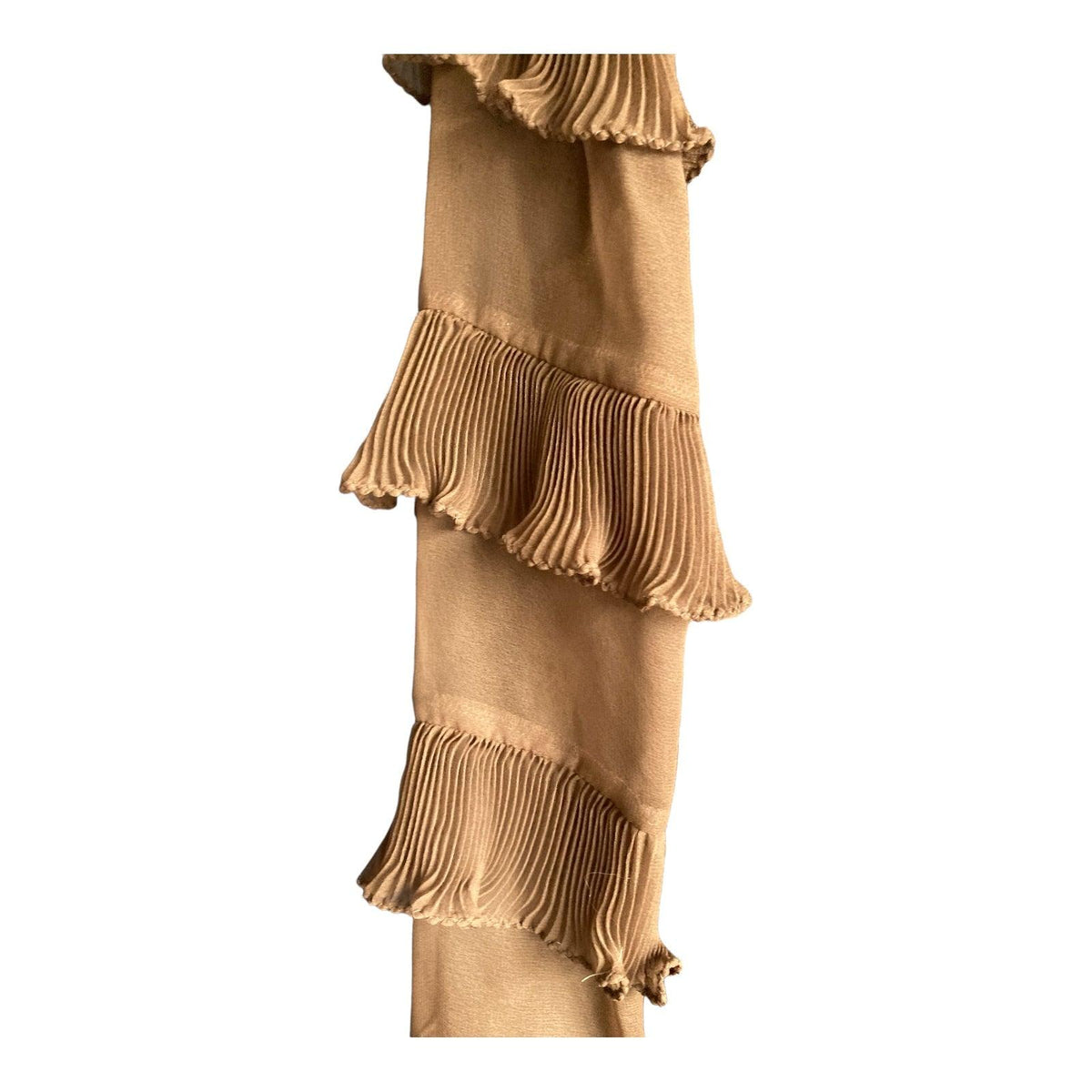 Vintage Peter Barron Wool Brown Long Sleeved Dress UK Size 14 - Ava & Iva