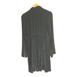 Bellaju Silk  Black Long Sleeved Coat UK Size Medium - Ava & Iva