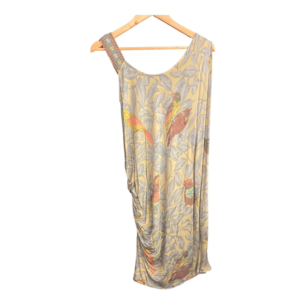 Blank London Khaki Sleeveless Dress UK Size Small - Ava & Iva