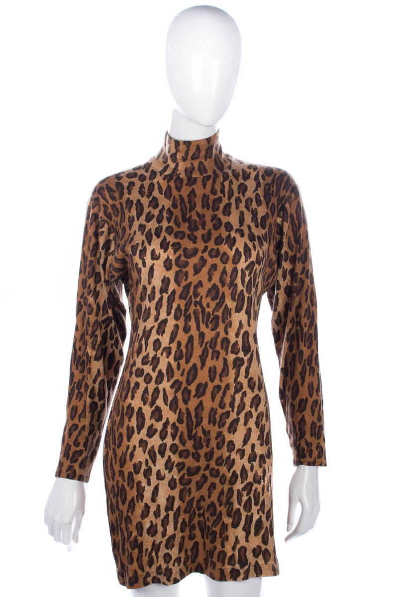 Zaccarelli Majstorovic vintage leopard print short dress S - Ava & Iva