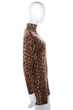 Zaccarelli Majstorovic vintage leopard print short dress S - Ava & Iva