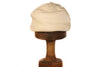 Jacoll Vintage Pillbox/Turban Hat Silk Cream Size 52.5cm Small - Ava & Iva