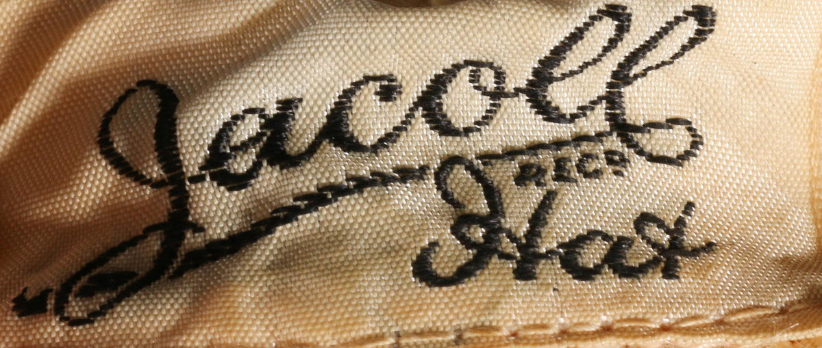 Jacoll Vintage Pillbox/Turban Hat Silk Cream Size 52.5cm Small - Ava & Iva