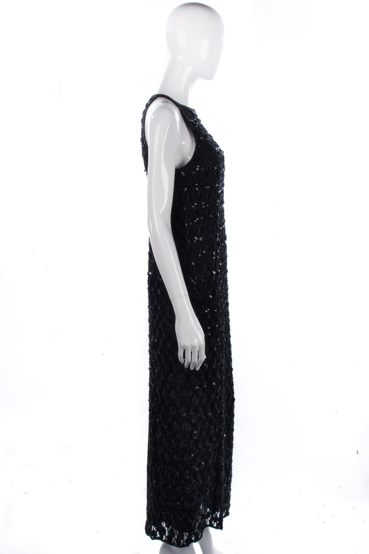 Vintage Opera at Richards Long Black Lace and Sequinned Dress. BNWT size 12 - Ava & Iva