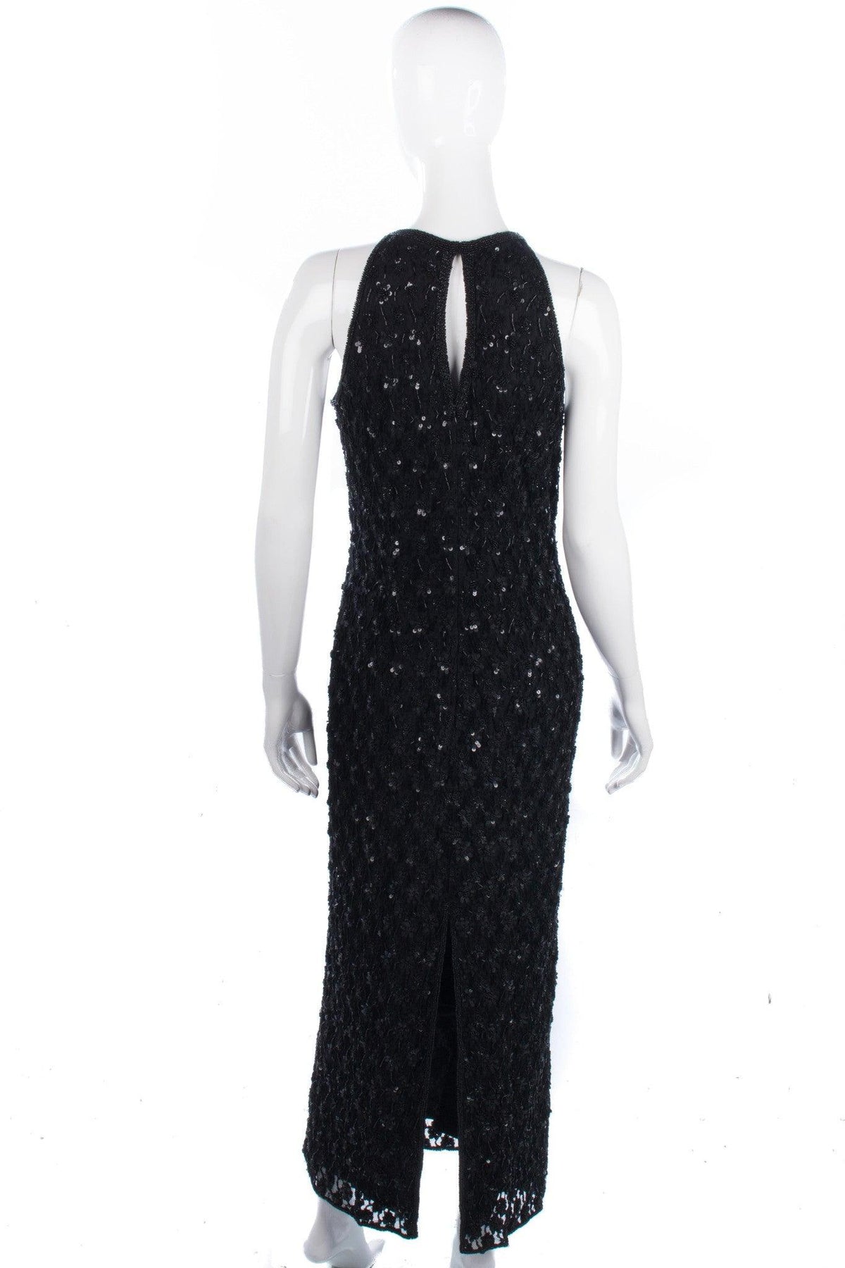 Vintage Opera at Richards Long Black Lace and Sequinned Dress. BNWT size 12 - Ava & Iva
