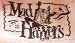 Mad Hatters peach formal hat label