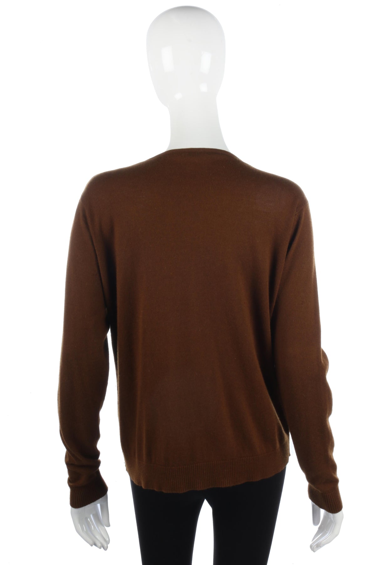 Wrap silk and cashmere brown embroidered cardigan - Ava & Iva