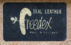 Freedex Vintage Brown Leather Handbag Crocodile Effect - Ava & Iva