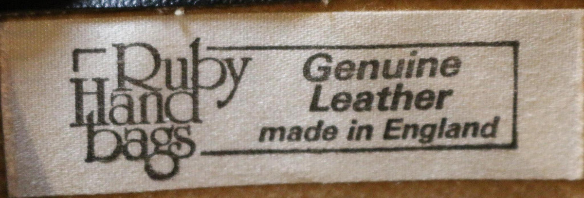 Ruby handbags leather bag  label
