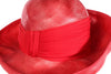 Red hat with bow detail detail