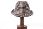 Country Club Mens Trilby Brown and Green Check Size 61-62cm (L) - Ava & Iva