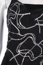 Nicholas Hullington black and white silk dress size 10 - Ava & Iva