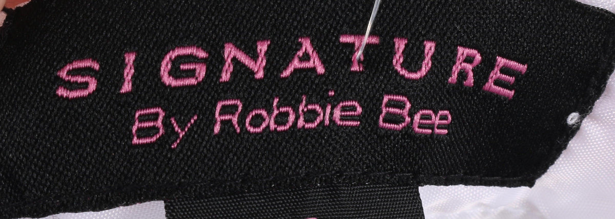 Signature Lovely white halter neck dress with embroidery size 10/12 - Ava & Iva