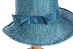 Springflex blue straw hat  side