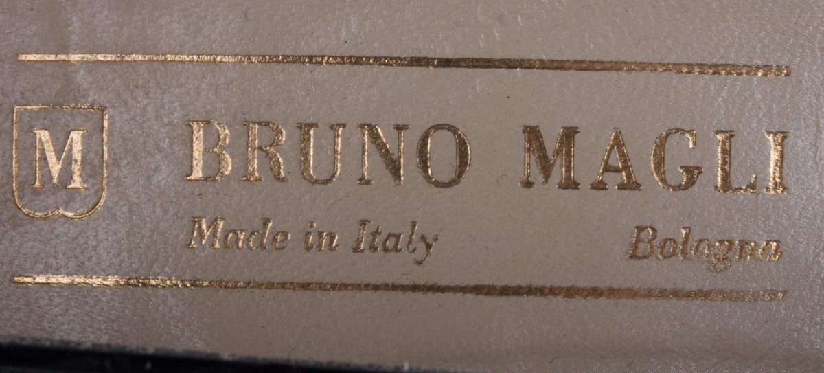 Bruno Magli black patent shoes with toe detail size 41 (UK 8) - Ava & Iva