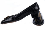 Bruno Magli black patent shoes with toe detail size 41 (UK 8) - Ava & Iva