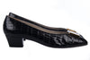 Bruno Magli black patent shoes with toe detail size 41 (UK 8) - Ava & Iva