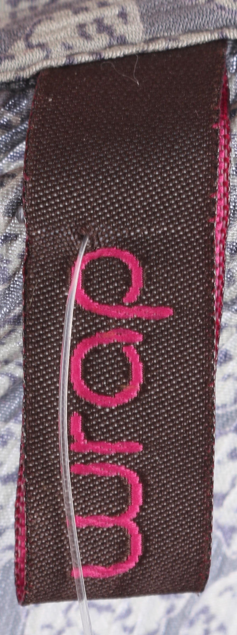 Wrap Tunic Top with Crystal Belt Silk Grey Pattern UK Size 12 - Ava & Iva