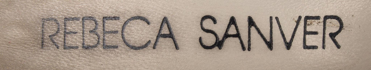 Rebeca Sanver Black Leather Shoes with White Toe Detail Size 36 (UK 3.5) - Ava & Iva