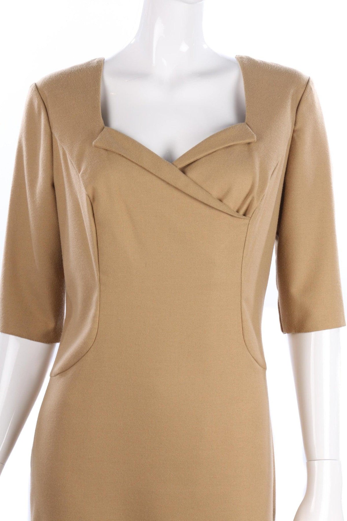 Kenneth Cole Dress Camel Colour UK Size 12 - Ava & Iva