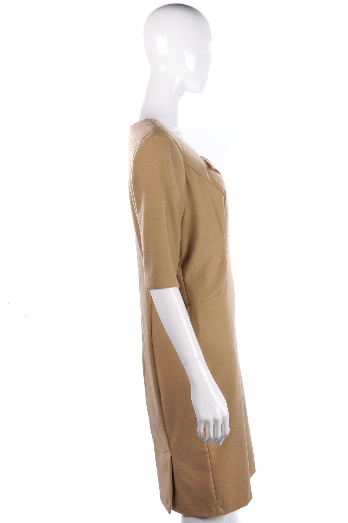 Kenneth Cole Dress Camel Colour UK Size 12 - Ava & Iva