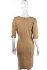Kenneth Cole Dress Camel Colour UK Size 12 - Ava & Iva