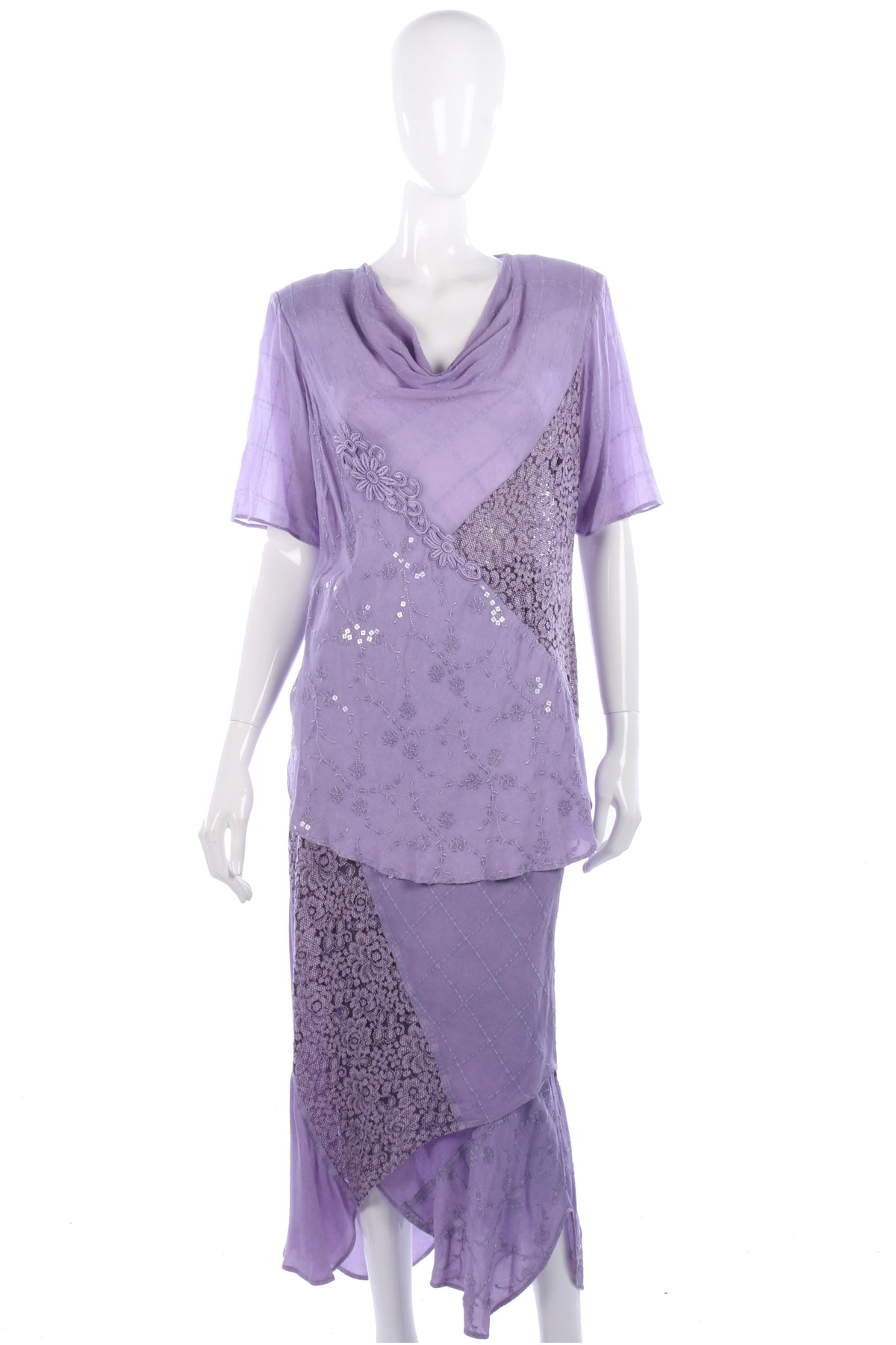 Pezzi Piazzi Italian purple skirt and top size M - Ava & Iva