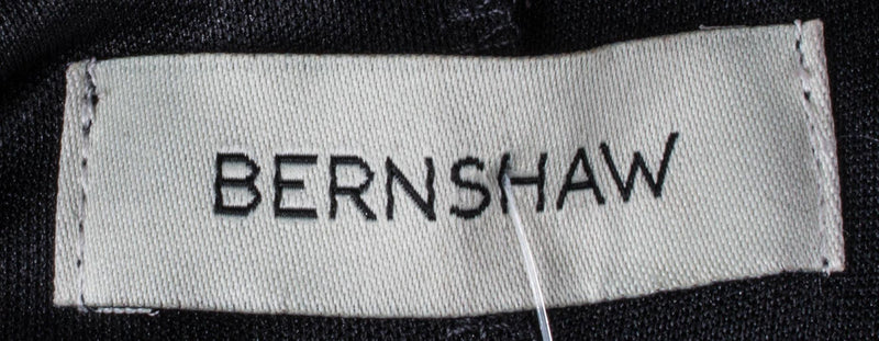 Bernshaw Sayuri Dress Black Leather Look UK Size 12 - Ava & Iva