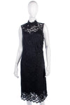 Black Lace Halter Neck Dress UK Size 10/12 - Ava & Iva