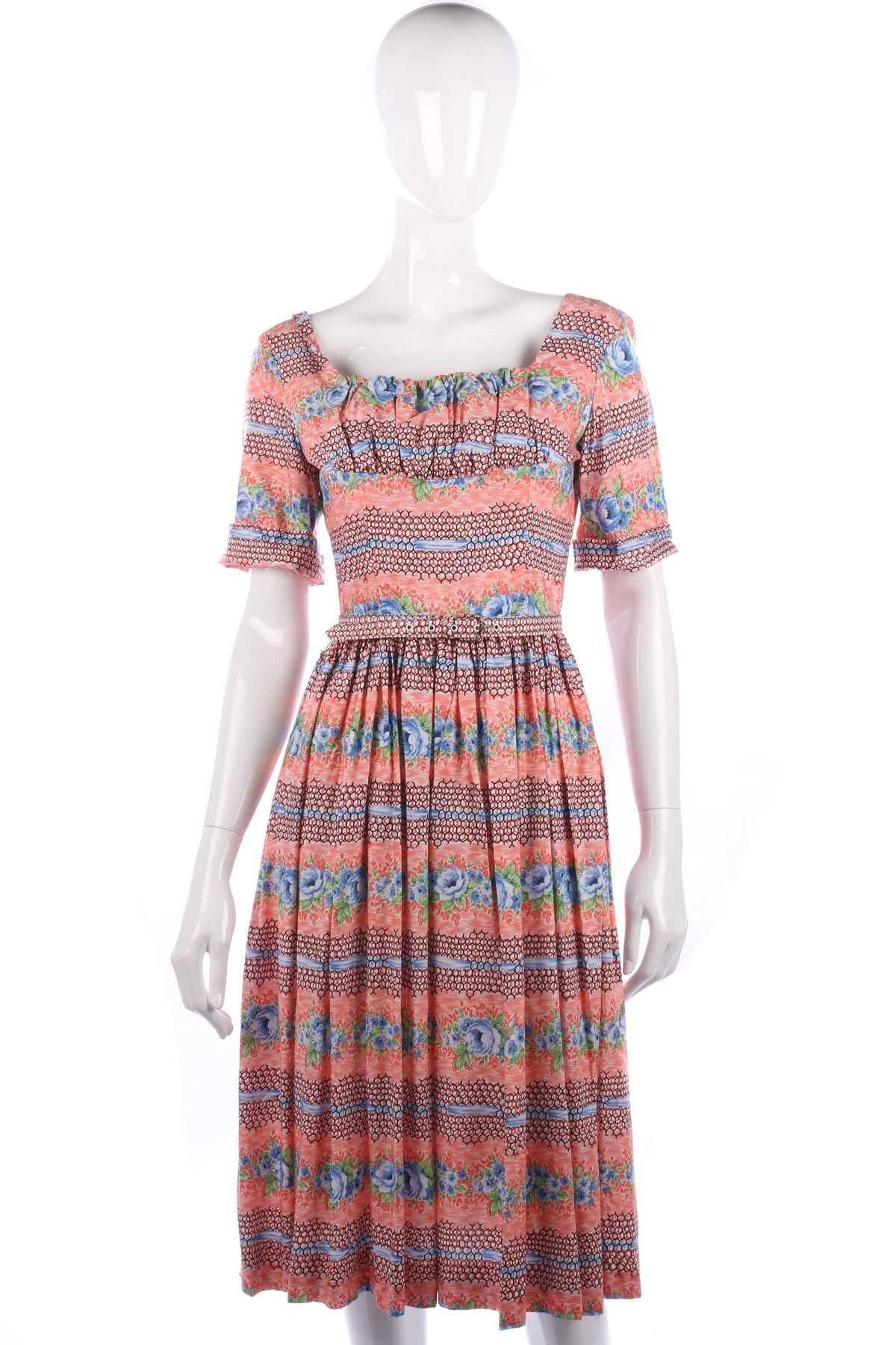 Fabulous 1950's Berkertex Vintage cotton dress size S - Ava & Iva