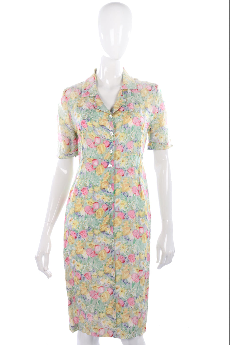 Fabulous Madeline Kempsey vintage floral dress size S - Ava & Iva