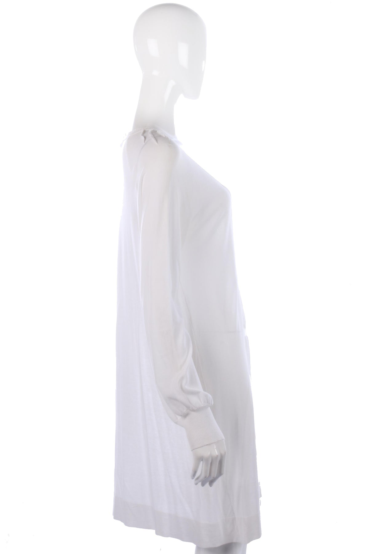 Day Birger white cotton knitted tunic dress size M - Ava & Iva