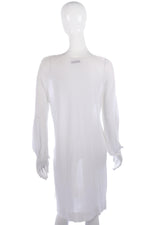 Day Birger white cotton knitted tunic dress size M - Ava & Iva