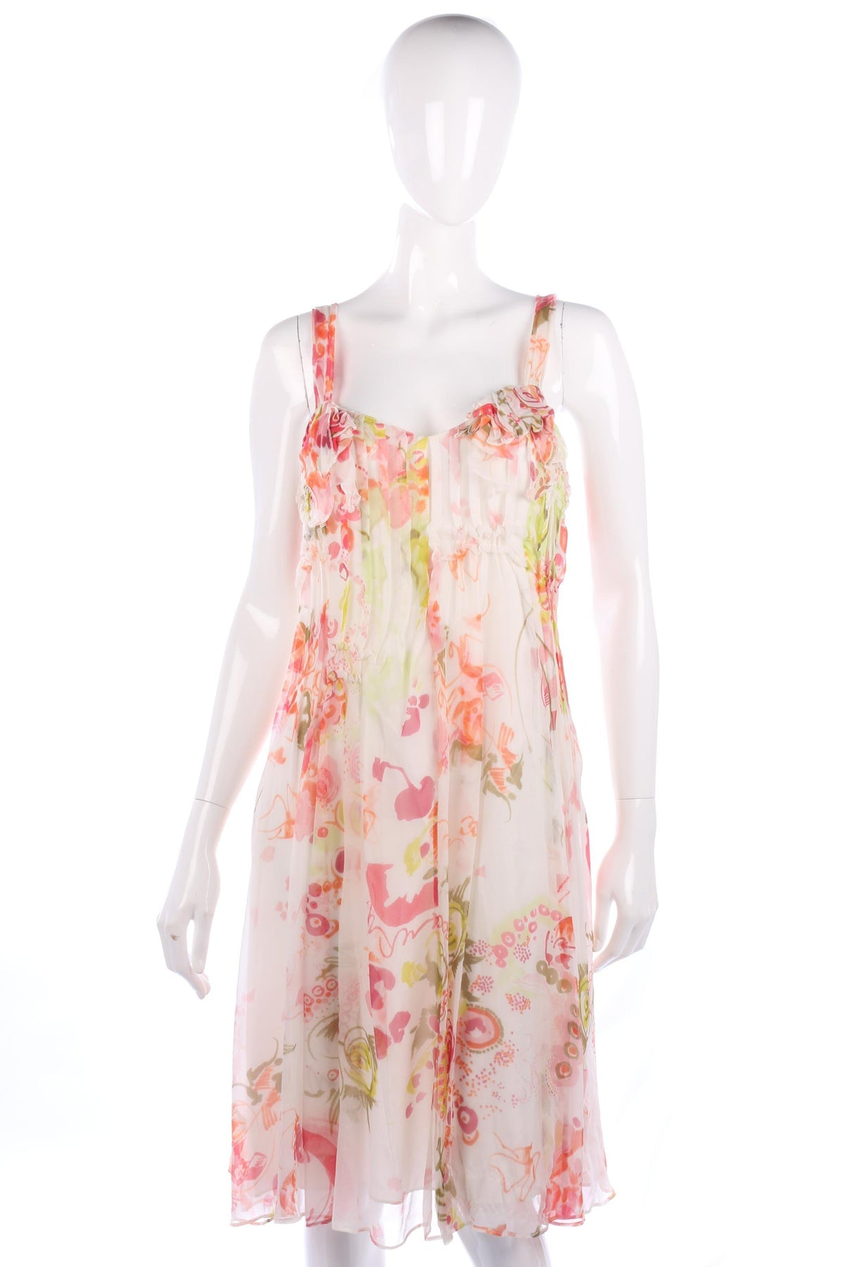 Silk Zapa dress, coat and scarf, size M - Ava & Iva