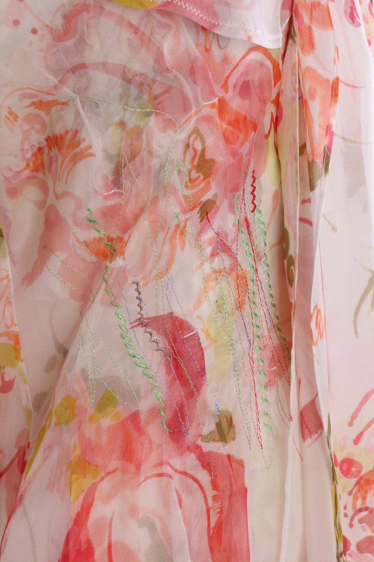 Silk Zapa dress, coat and scarf, size M - Ava & Iva