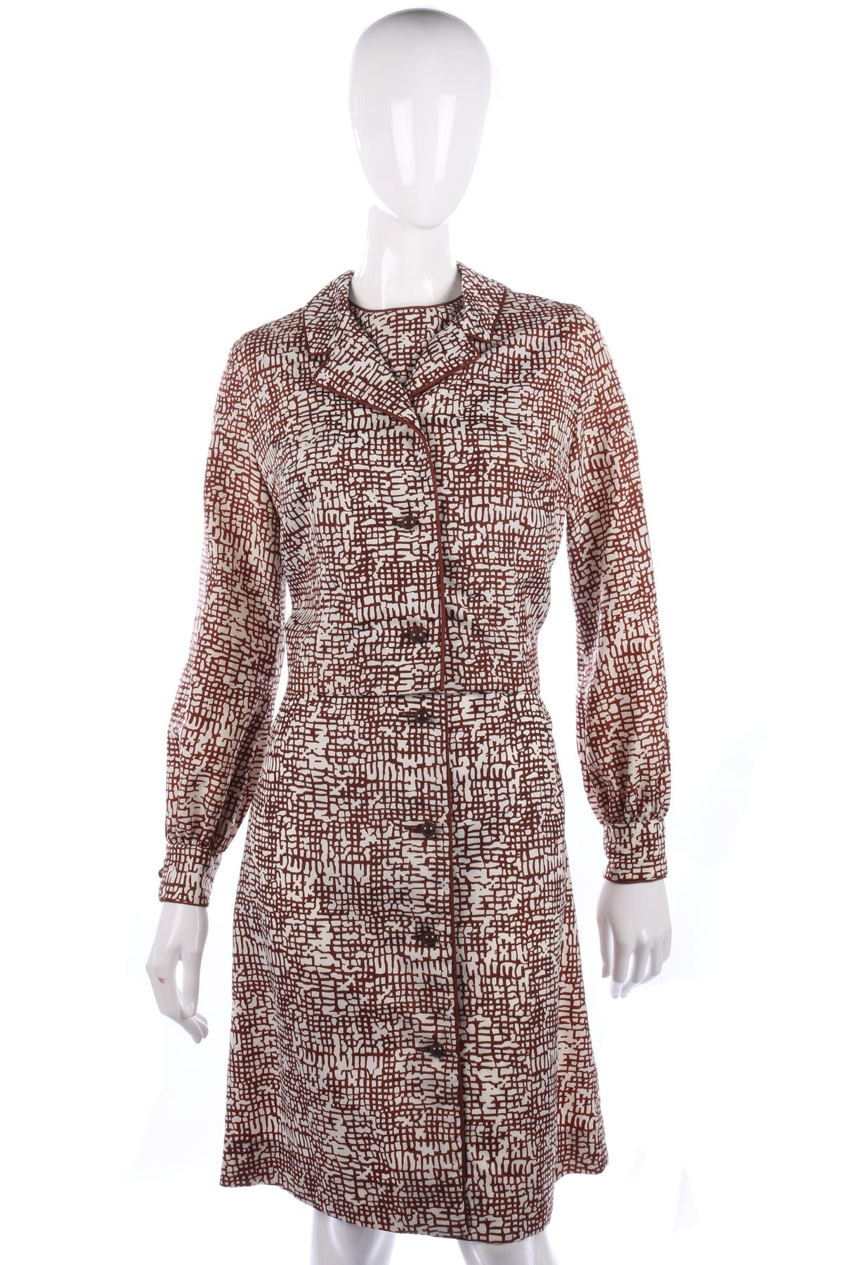 Fabulous Gerald Davies vintage 1960's dress and jacket size S/M - Ava & Iva